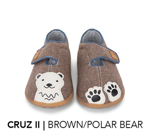 Cruz II Brown_Polar Bear slippers