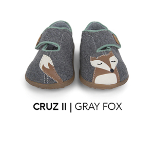 Cruz II Gray Fox slippers