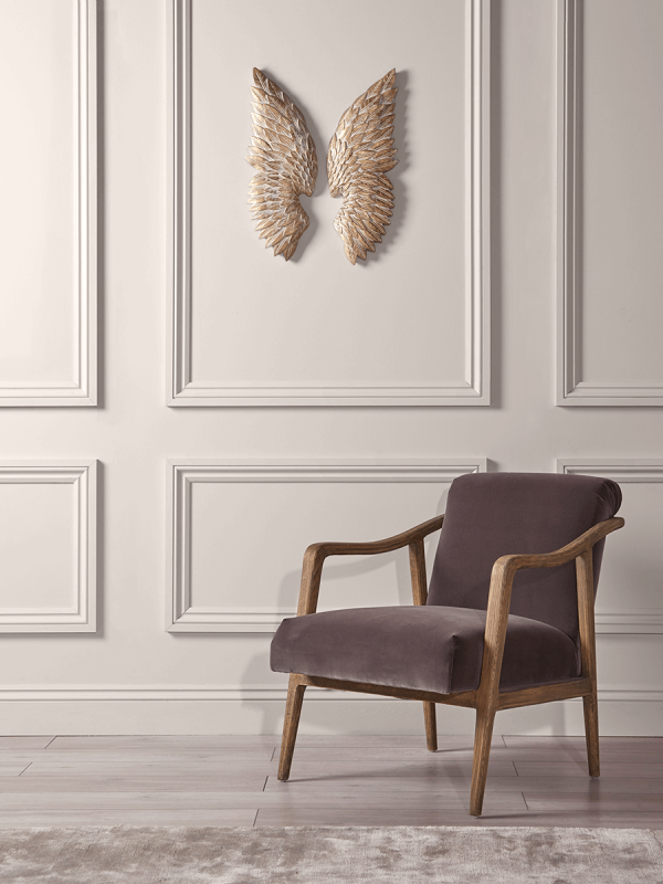 NEW Mia Velvet Armchair - Grey