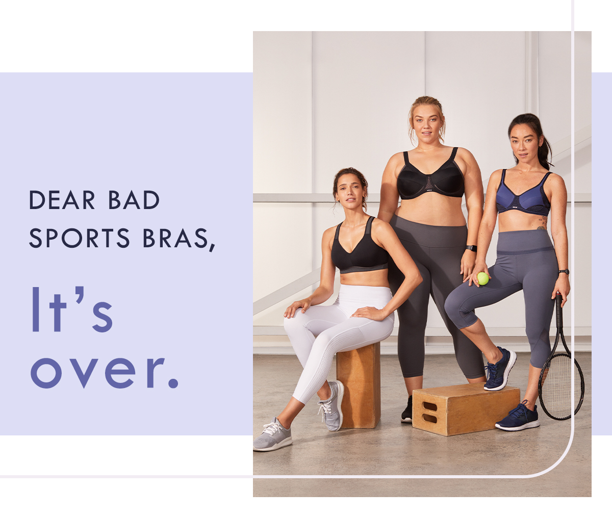 Berlei - Dear bad sports bras, it''s over.