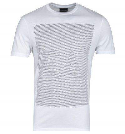 Emporio Armani Eagle Puzzle White T-Shirt