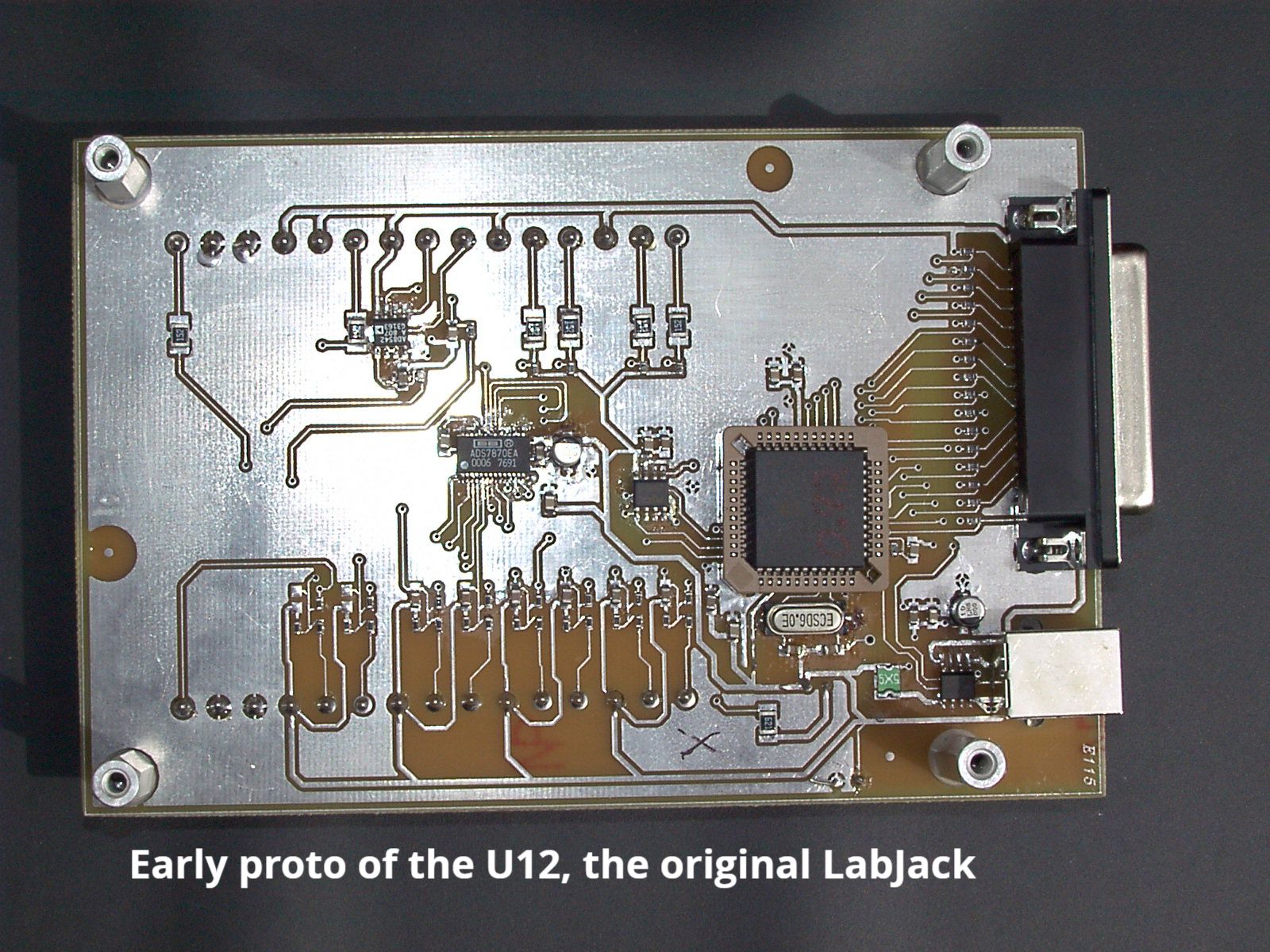 An early prototype of the U12, the original LabJack