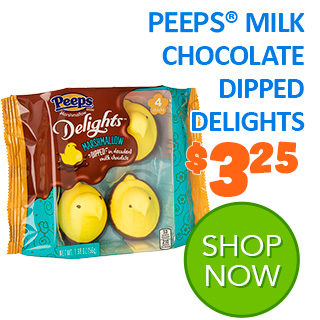 NEW for 2020 - PEEPS DELIGHTS MILK CHOCOLATE DIPPED CHICKS