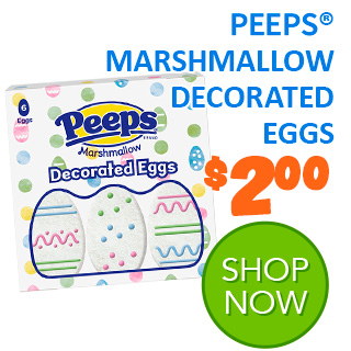 NEW for 2020 - PEEPS MARSHMALLOW DECORATED EGGS