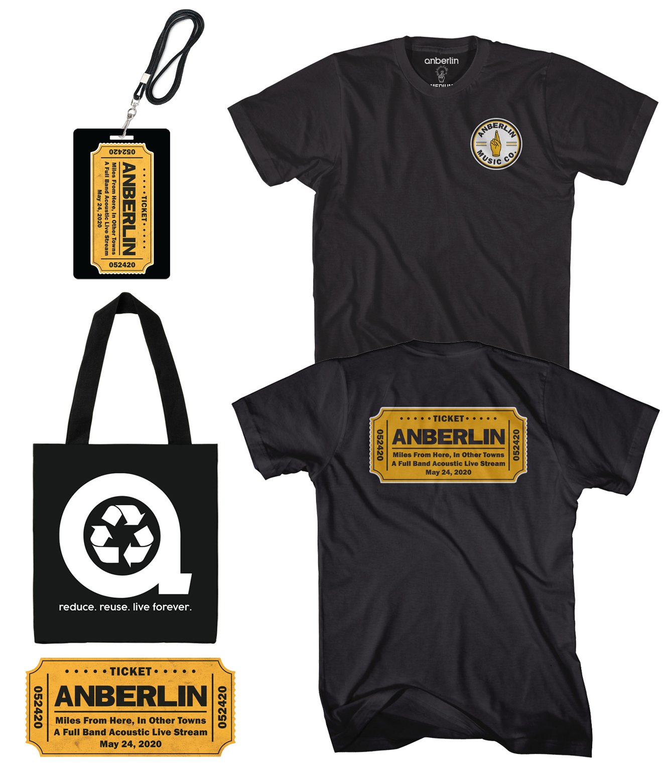 Anberlin Miles From Here In Other Towns - Live Stream Bundle #7