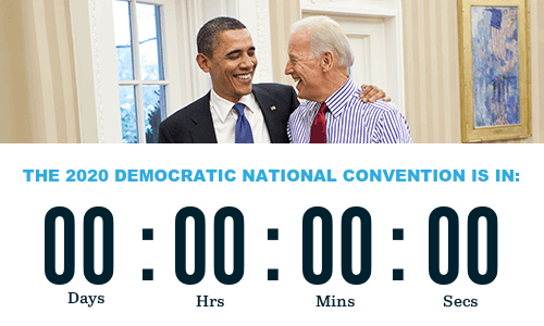 The 2020 Democratic National Convention starts on August 17.