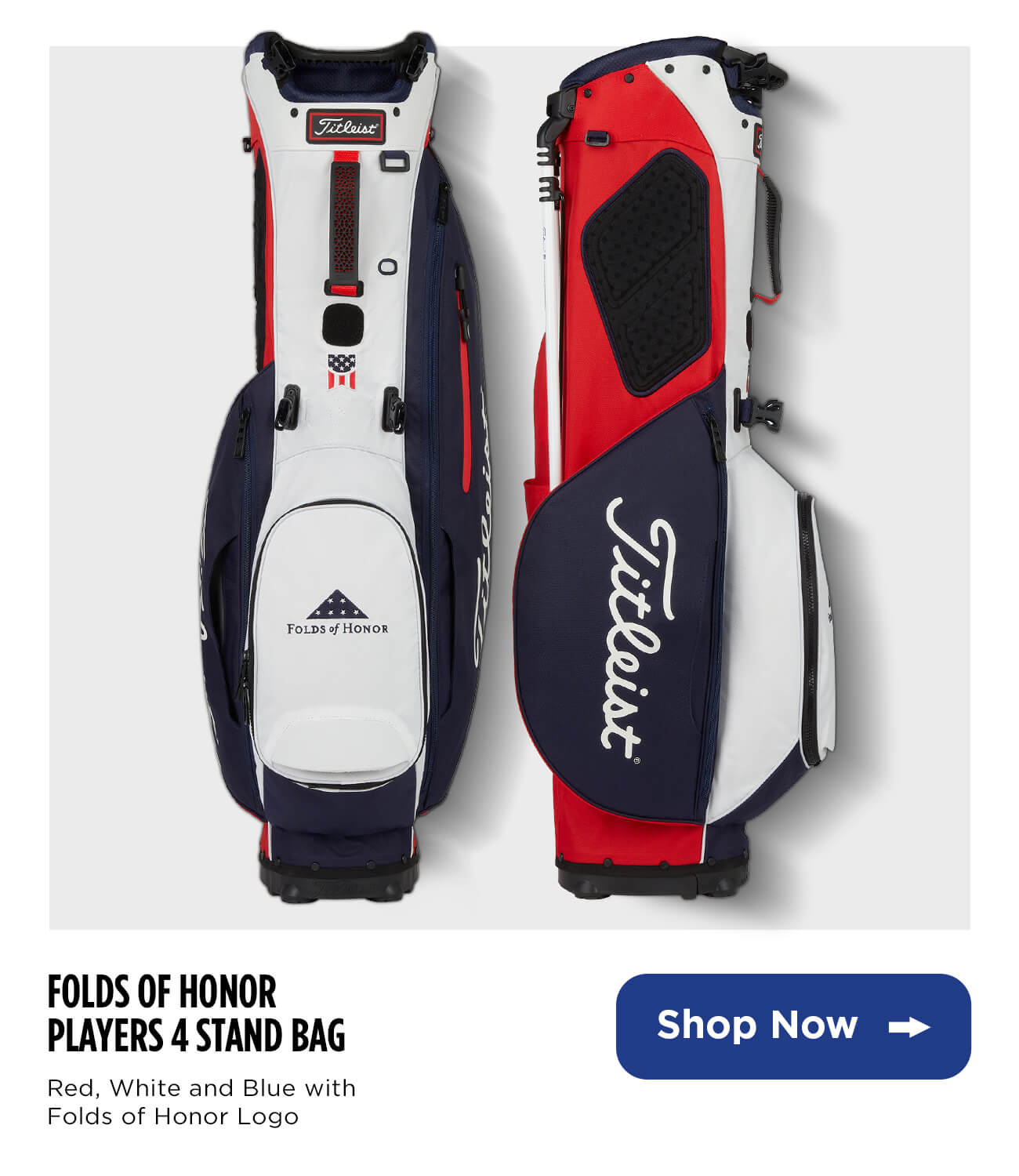 Shop Folds of Honor Players 4 Stand Bag
