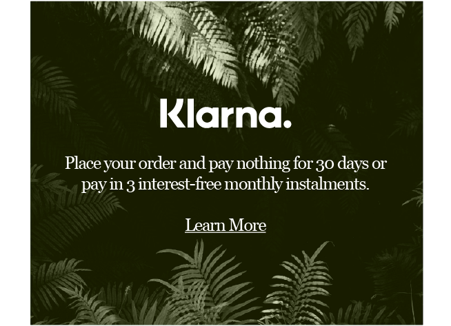 Klarna. 

Place your order and pay nothing for 30 days or pay in 3 interest-free monthly instalments. 

Learn more