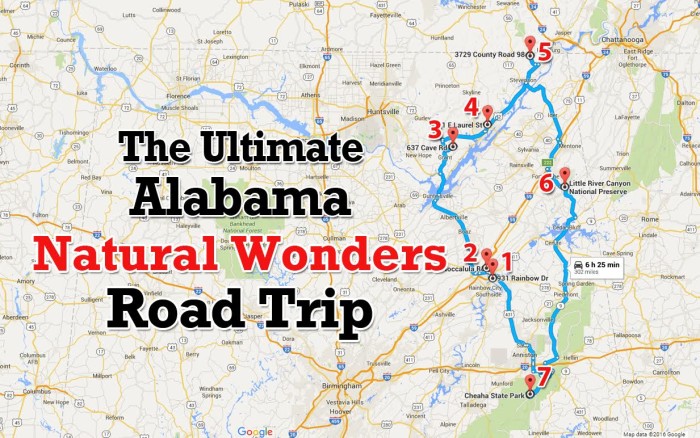 The Ultimate Alabama Natural Wonders Road Trip Is Right Here - And You'll Want To Take It