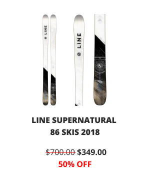 LINE SUPERNATURAL 86 SKIS 2018