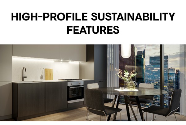 High-profile sustainability features 