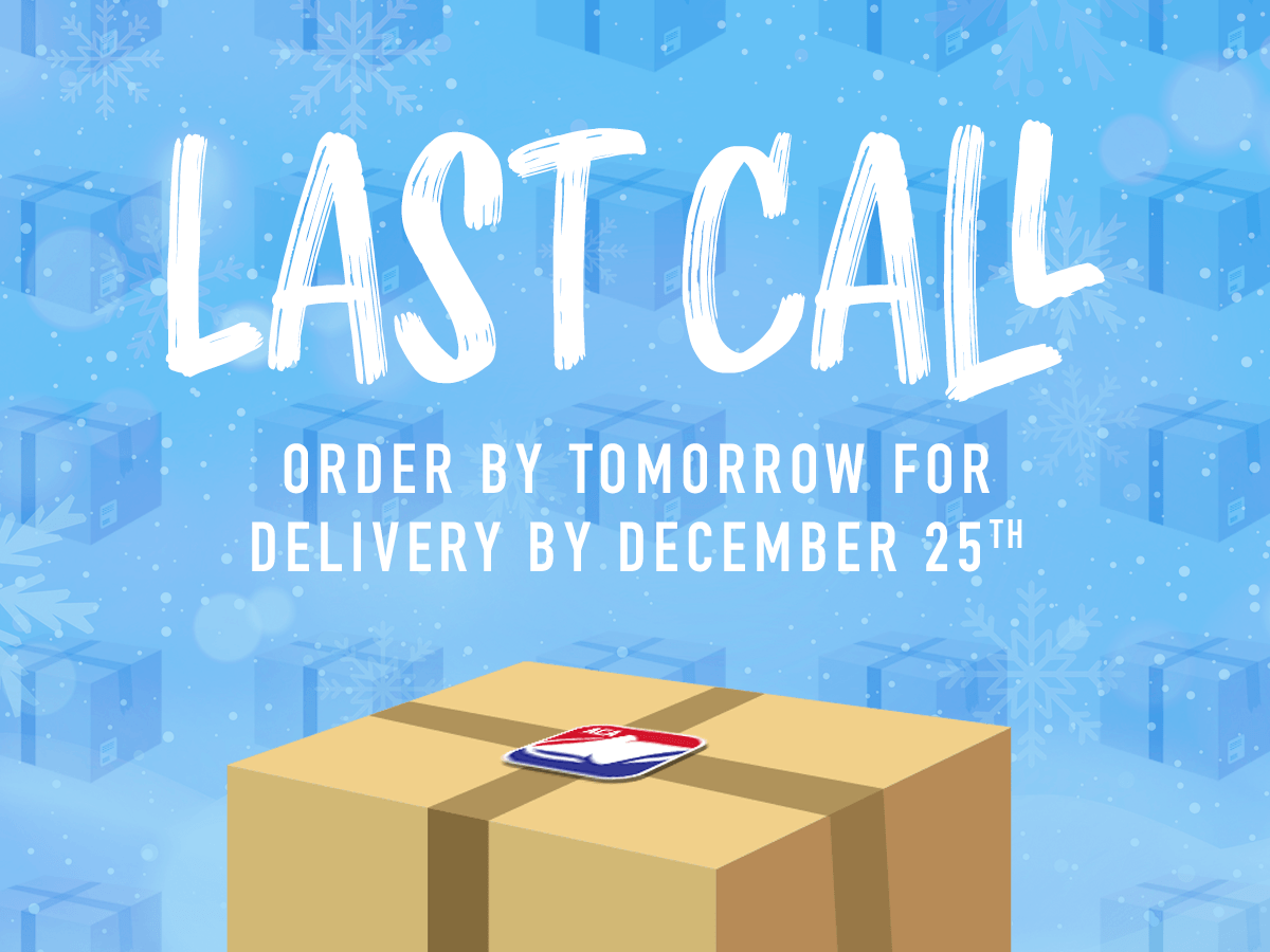 Order tomorrow for holiday delivery!