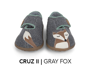 Cruz II Gray Fox slippers