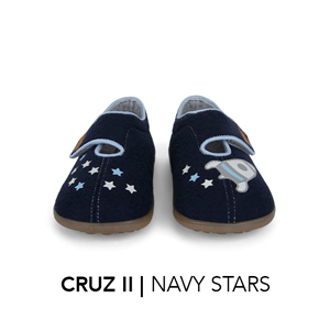 Cruz II Navy Stars slippers