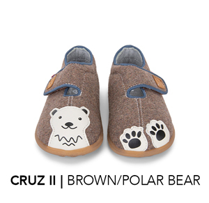 Cruz II Brown_Polar Bear slippers