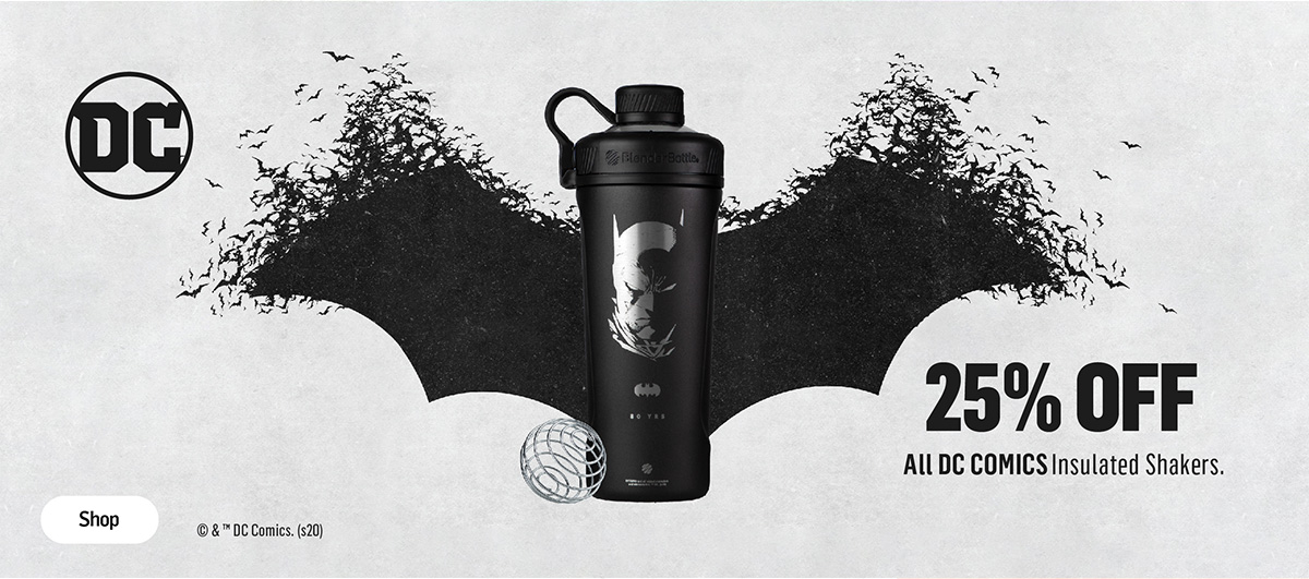 Batman Insulated Stainless Steel Shakers 25% Off