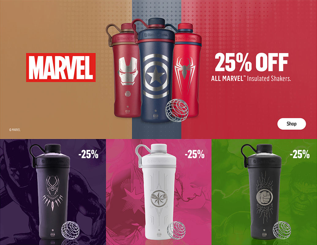 Marvel Shakers 25% Off