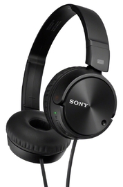 Sony: MDR-ZX110NC Overhead Noise Cancelling Headphones - Black