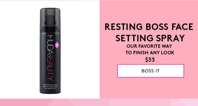 Huda Beauty | Resting Boss Face Setting Spray