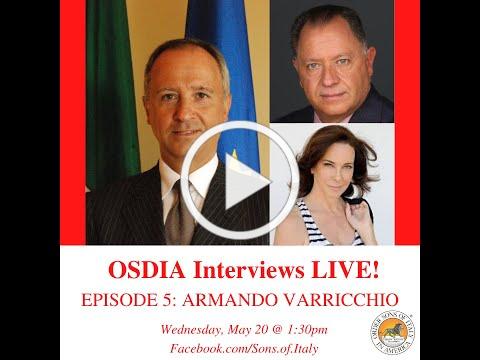 OSDIA Interviews LIVE!: Ambassador Armando Varricchio