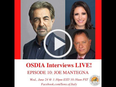 OSDIA Interviews LIVE!: Joe Mantegna