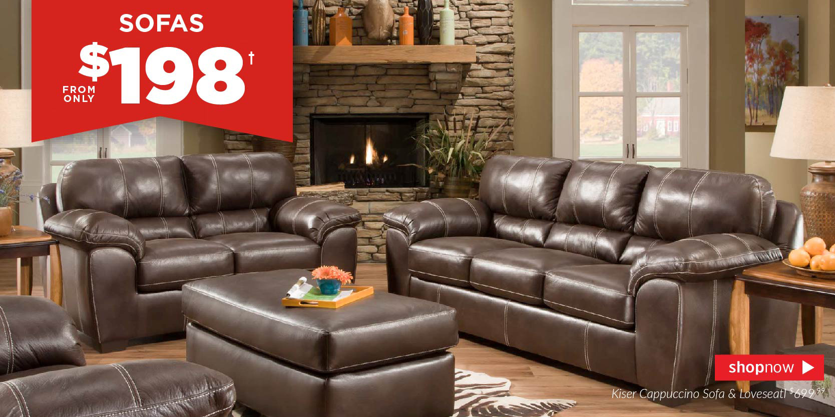 Sofas from only $198