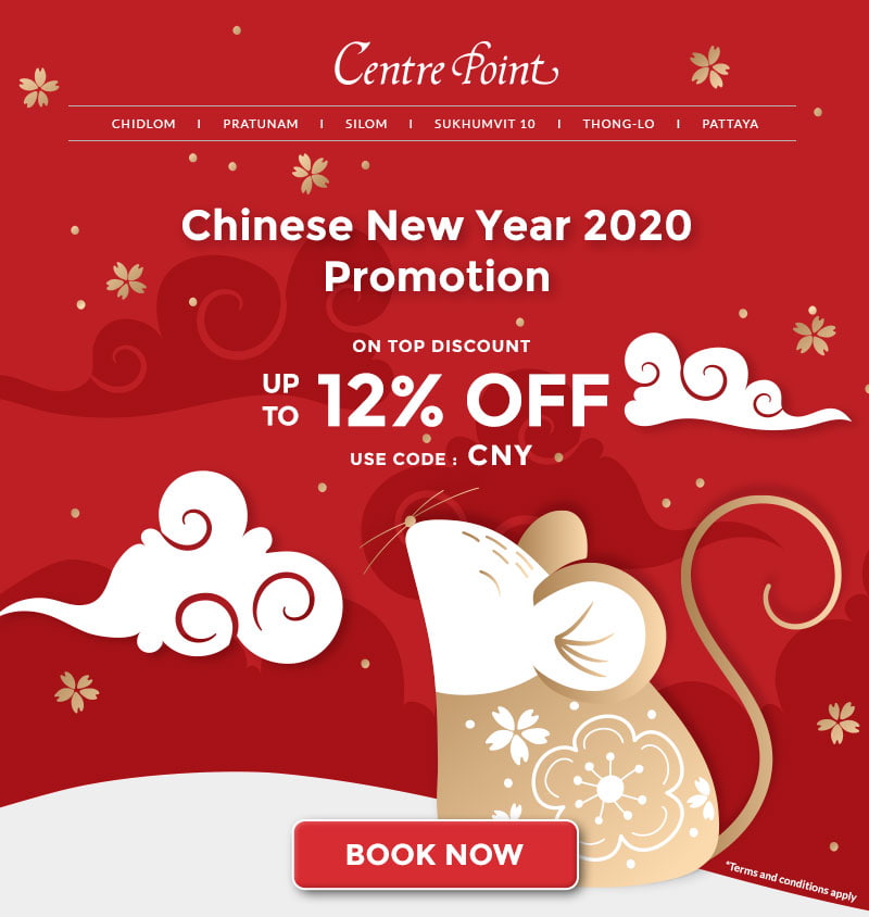 Chinese New Year 2020, on top discount up to 12% off. Use code: CNY