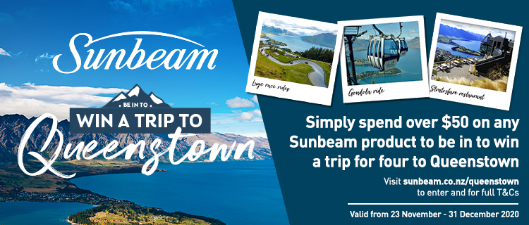 Be into WIN a trip to Queenstown!