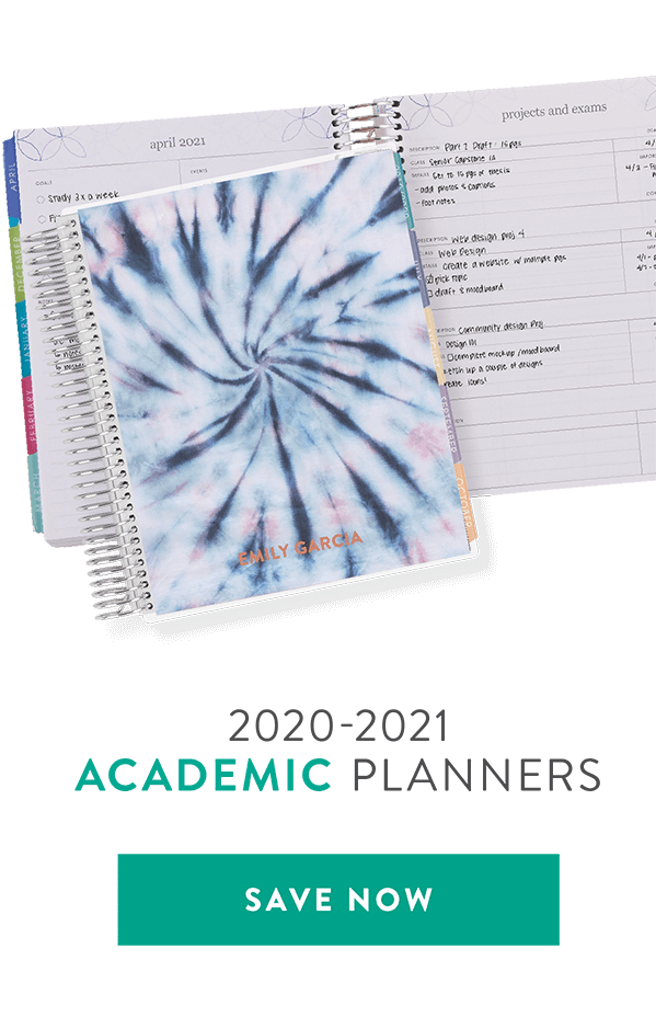 Academic Planners Save Now >