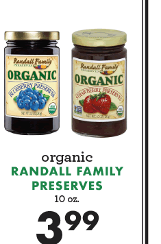 Randall Family Preserves - 10 oz. - $3.99