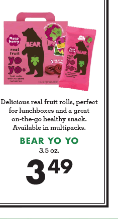 Bear Yo Yo - 3.5 oz. - $3.49