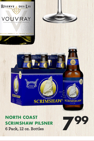 North Coast Scrimshaw Pilsner - 6 Pack, 12 oz. Bottles - $7.99