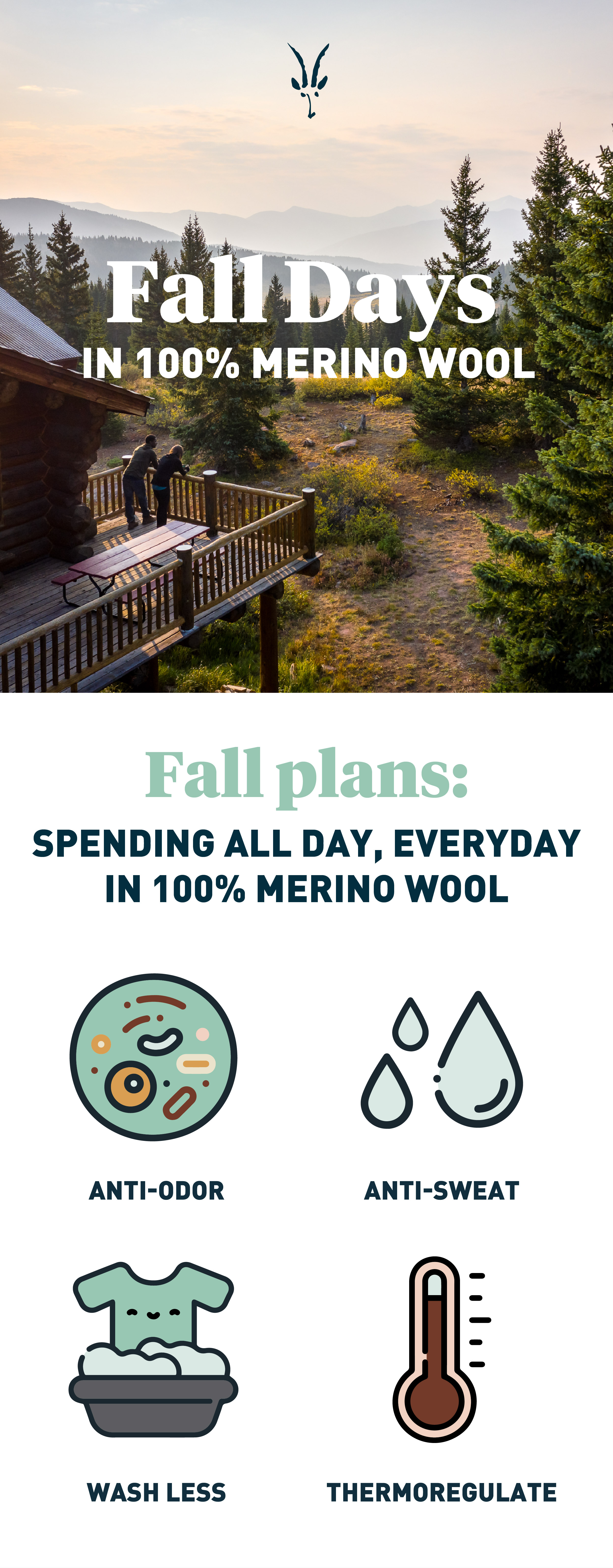 Fall Days in 100% Merino Wool