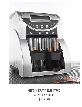Heavy Duty Electric Coin Sorter