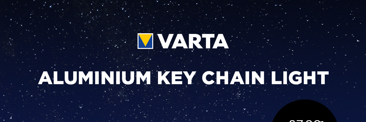 Varta Aluminium Key Chain Light - Only ?5.49