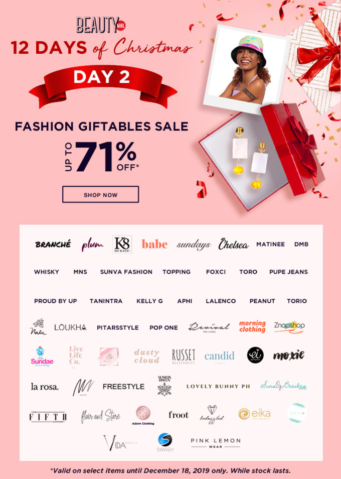 FASHION GIFTABLES SALE | Up to 71% OFF | SHOP NOW >>