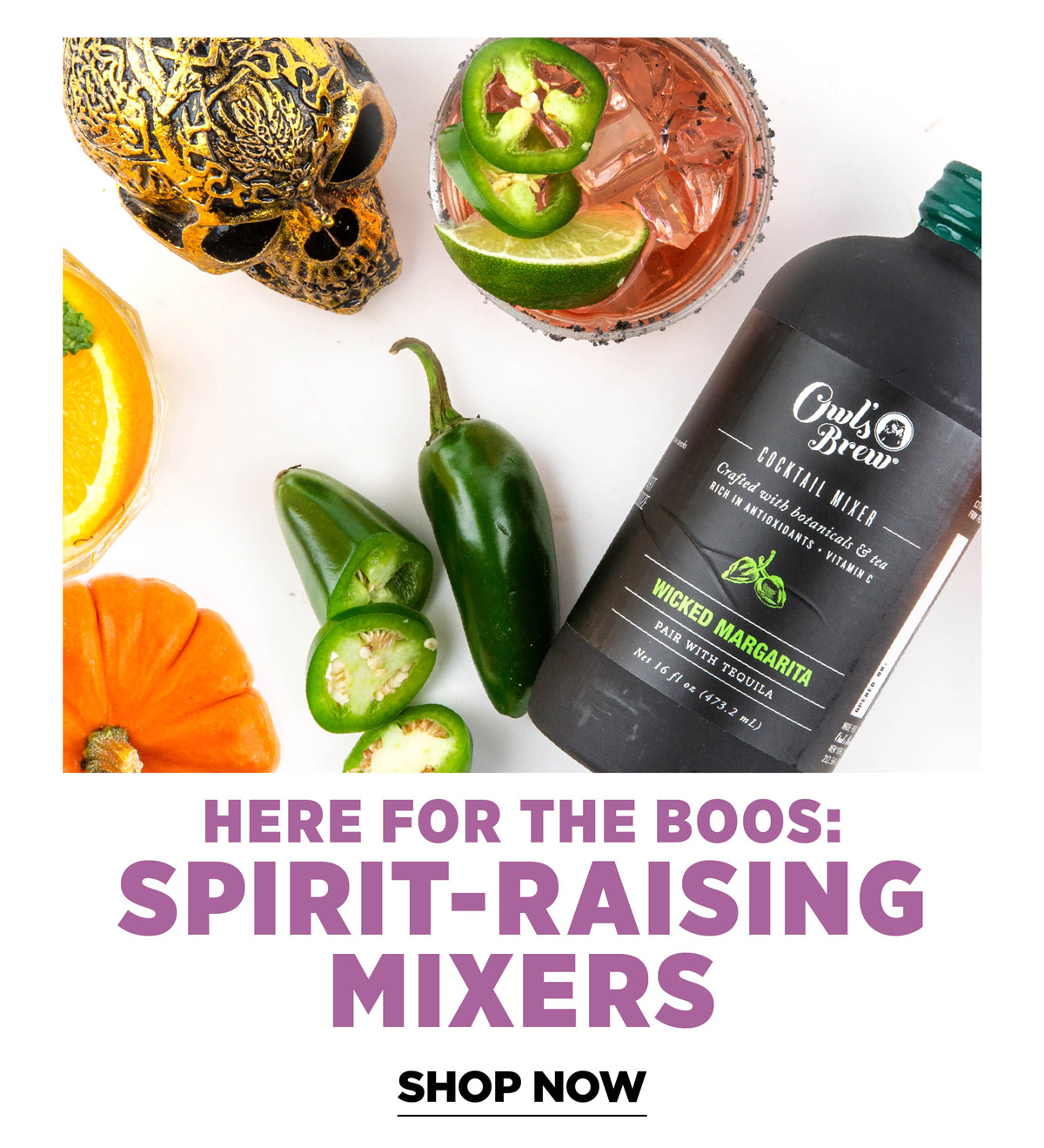 spirit-raising mixers