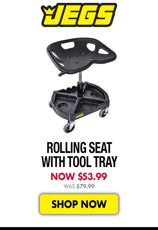 Rolling Seat with Tool Tray - Now $53.99 Was $79.99