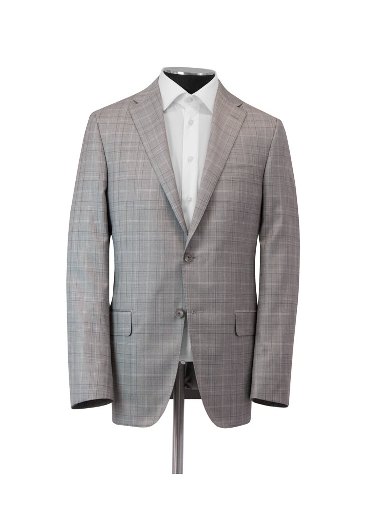 Taupe Plaid Tasmanian Suit