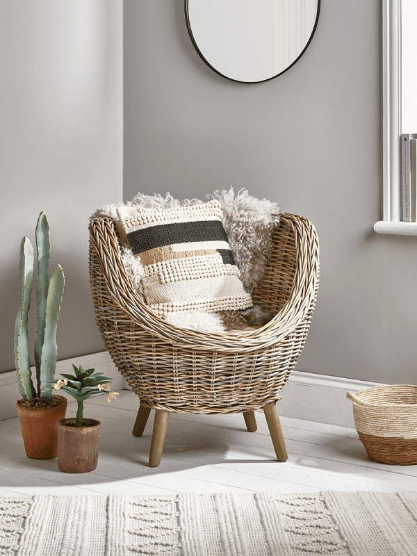 Round Rattan Tub Chair