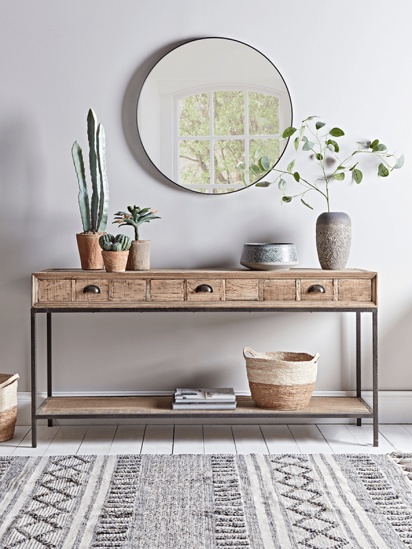 Reclaimed Oak Console Table