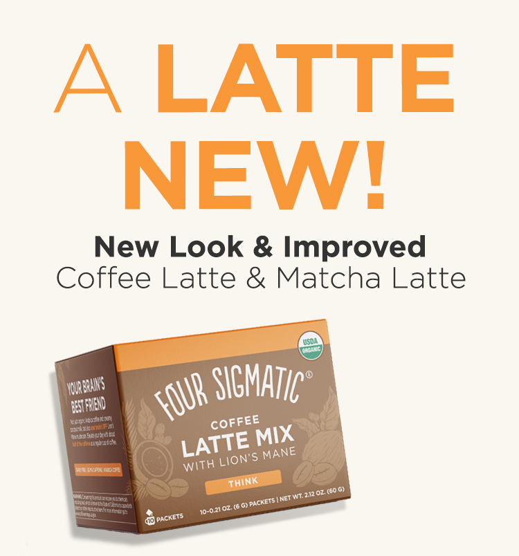 A Latte New! New & Improved Coffee Latte & Matcha Latte