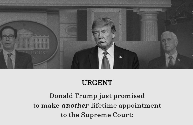 Donald Trump just promised to make another lifetime appointment to the Supreme Court: