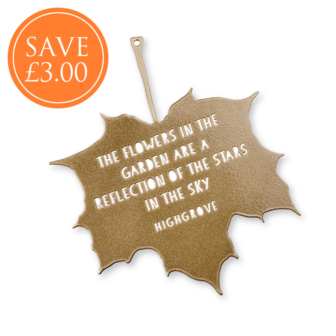 ''Delights The Eye'' Decorative Leaf