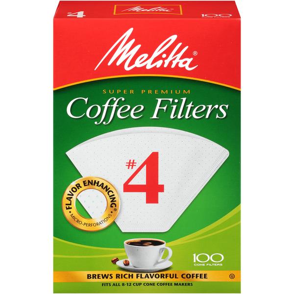 Melitta Coffee Filters #4 100 pack