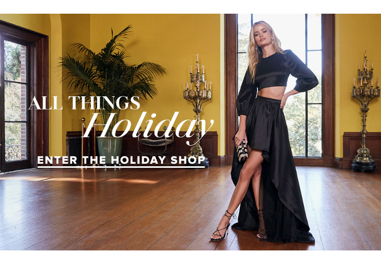 All Things Holiday. Enter the holiday shop.