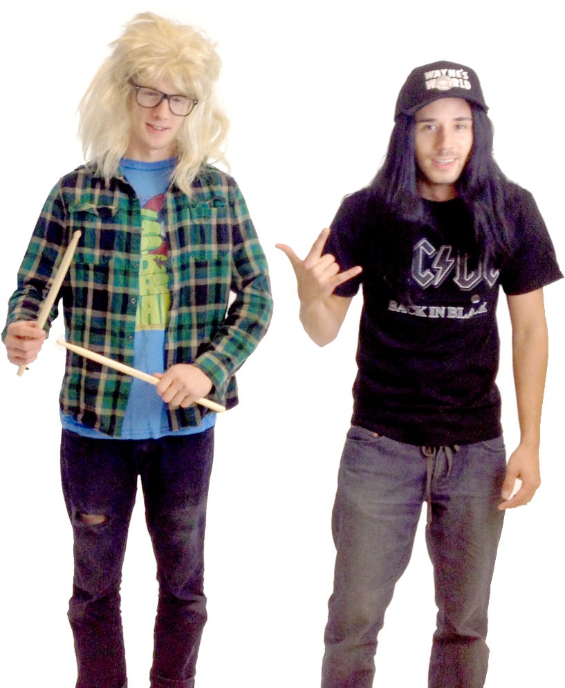 Image of Wayne''s World Garth and Wayne Costume Set