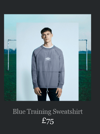Blue Training Sweatshirt