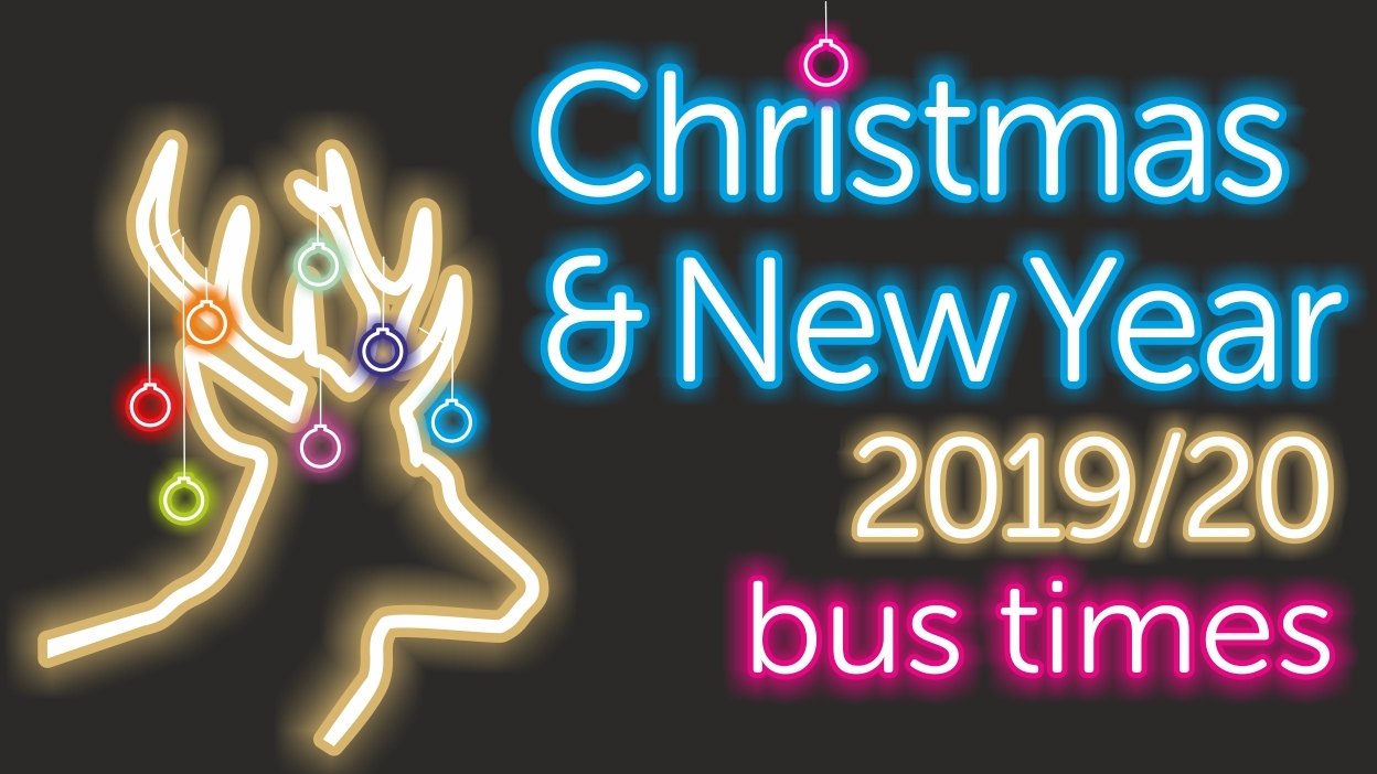 Christmas and New Year bus times
