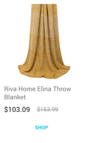 Riva Home Elina Throw Blanket